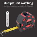 LinkMejor 50M 60M Laser Tape Measure LM50T LM60T Digital Electronic Ruler Roulette Meter LCD Display Retractable Measuring Tool