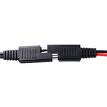 Motorcycle Charger SAE to USB Adapter Dual USB Fast Charger 12V Voltmeter with On/Off Power Switch for Phone GPS Tablet