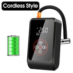 Portable Car Air Compressor Electric Inflator Pump with Digital Display Screen Tyre Inflator for Motorcycle Bicycle Boat Ball