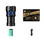 IPRee 8pcs LED Powerful LED Flashlight USB Rechargeable Camping Lantern EDC Torch Outdoor Pocket Light Portable Magnetic Clip Work Lamp