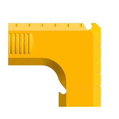 Table Saw Dust Collection Adapter Compatible with DWE7485 High-Performance Polymer Compact Design On Installation Enhanced Dust Control 90 Percent Sawdust Removal Efficient Workshop Tool
