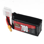 LinkMejor 4S 14.8V 700mAh 75C 10.36Wh LiPo Battery XT30 Plug for RC Drone FPV Racing