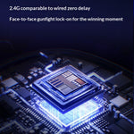 QCY Heroad VT200 Four Mode Gaming Headset 2.4G Wireless bluetooth 6.0 Headphone 1000mAh Battery 53mm Large Moving Coil 7.1 Surround Sound Voice Change Support 3.5mm Wired Connection Over-Ear E-sports Headphones