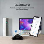 LinkMejor RM Max Smart WiFi Remote Control IR RF Smart Home Automation Air Conditioning TV Set-top Box with Alexa Google Home
