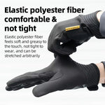 LinkMejor Cycling Gloves Touch Screen Winter Thermal Fleece Warmer Windproof Full Finger Non-slip Gloves for Riding Hiking Climbing