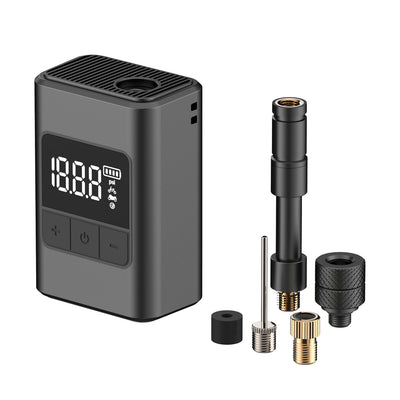 LinkMejor AP02 Handheld Smart Wireless Portable Bike Pump Digital Display 60W Brushless Motor 1300mAh Battery 120PSI High Speed Inflation