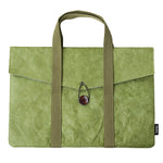 Ultra Lightweight DuPont Paper Laptop Sleeve 14 Inch Waterproof Shockproof Business Handbag MacBook iPad Travel Case Felt Lining Portable Design