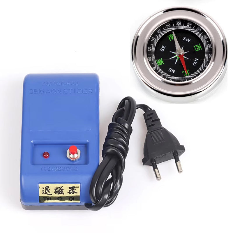 Watch Demagnetizer Quartz Mechanical Watch Repair Tool One Button Operation EU Plug Compact Design Professional