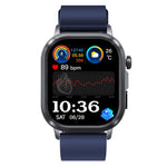 LinkMejor HL7 1.95-inch AMOLED Display ECG AI-GPT LED Flashlight bluetooth Call Heart Rate Blood Pressure SpO2 Monitor Sleep Monitoring Body Composition Analysis Blood Glucose Assessment SOS Emergency Call Multi-sport Modes IP68 Waterproof Smart Watch