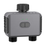 SGW08MZ Tuya Zigbe 2 Zones Smart Irrigation Timer Digital Programming Watering Schedules Sprinkler Drip Irrigation System Voice Control with Alexa Google Assistant