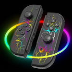 NS01 Left and Right Handles for Switch RGB Joycon Game Controller NS bluetooth Host Handles with Remote Wake-up