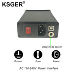 LinkMejor Soldering Station Controller For C210 C245 T12 Iron Tips AC 100-240V TFT 2.0 Inch Display