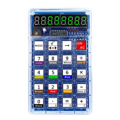 DIY Calculator Kit LED Digital Tube Display 51 MCU Electronic Calculators Kits for School Soldering Practice Training