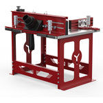 LinkMejor Bench Top Router Table Workbench with Miter Gauge / Profile Fence System / Dust Collection Port for Most Routers