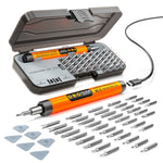 47-in-1 Electric Precision Screwdriver Set Compact High Torque 6-Speed Adjustable Cordless Magnetic USB Rechargeable with LED Digital Display