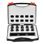Fonson Woodworking Planing Stop with 10pcs Dog Hole Bench Dog Clamp Desktop Tenon Workbench Table Accessories
