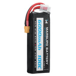 LinkMejor 14.8V 6000mAh 100C 4S Lipo Battery XT60 Plug for RC Drones