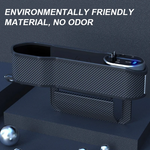 Multifunctional Seat Gap Organizer Box Telescopic Super Fast Charging Car Charger Car Seat Gap Storage Box Wireless Charging Storage