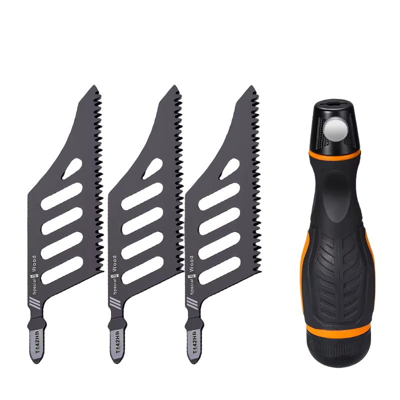 T142HB Curved Jigsaw Blade High Carbon Steel Precision Cutting Blades for Wood Fiberboard Plywood Cork Board T Shank Saw Blade Set