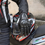 LinkMejor SU-18 Winter Motorcycle Riding Gloves Warm Shockproof and Slip-Resistant for Outdoor Skiing Cycling