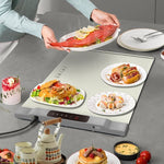 300W Electric Folding Food Warmer Table Mat Soft Roll Storage Keep Dishes Warm Heating Tablemat Warmer Board for Home Party, Home, BBQ
