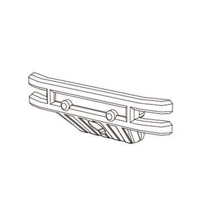LinkMejor 14209 RC Car Front/Rear Anti-Collision Spart Parts 14100B 14110B