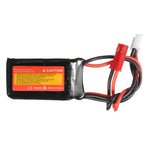 Tiger Power 7.4V 450mAh 60C 2S Lipo Battery JST Plug