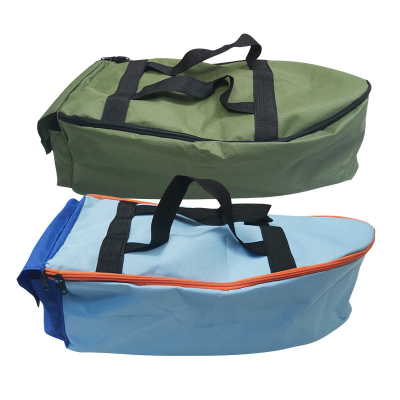 LinkMejor Double Zipper Fishing Boat Carry Bag Water Repellent Storage Bag for Bait Boat Fishing Equipment