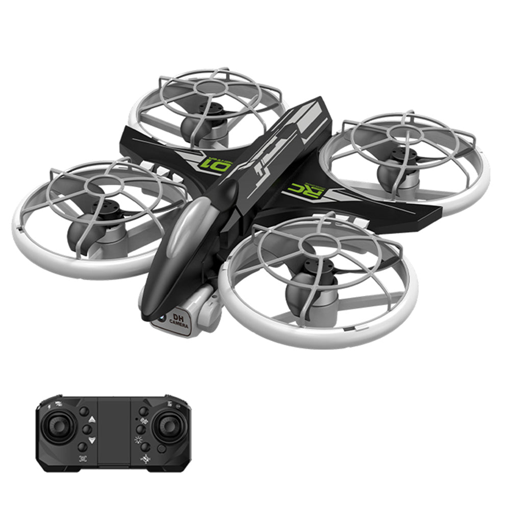 LinkMejor H132 WiFi FPV with HD Camera Optical Flow Hover Brushless Grid Full Protection Neon Colorful Child Gift RC Toys Drone Quadcopter RTF