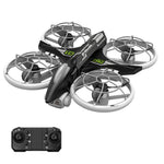LinkMejor H132 WiFi FPV with HD Camera Optical Flow Hover Brushless Grid Full Protection Neon Colorful Child Gift RC Toys Drone Quadcopter RTF