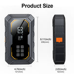 4 In 1 5000A Car Jump Starter with Air Compressor LED Lighting Tire Pump Power Bank Portable 12V Battery Starting Car Battery Charger