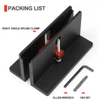 2PCS Right Angle Spline Jig with Wide Clamping Range Versatile Lightweight and Convenient for Varied Crafting and DIY Projects