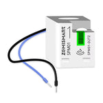 LinkMejor Zigbee3.0 Single Phase Smart Energy Meter Real-Time Power Monitor Sensor 63A Works with Zigbee2MQTT Zigbee3.0 Home Assistant Homey