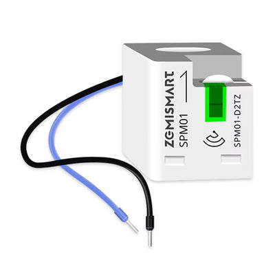 LinkMejor Zigbee3.0 Single Phase Smart Energy Meter Real-Time Power Monitor Sensor 63A Works with Zigbee2MQTT Zigbee3.0 Home Assistant Homey