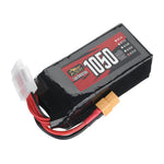 LinkMejor Power 22.2V 1050mAh 150C 6S LiPo Battery XT60 Plug for RC Drone