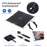 Solar Panel Fan Kit 12W Weatherproof IP65 16V DC Fan Ventilation for Chicken Coops Greenhouses Sheds Pet Houses