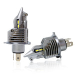 Pair H4 80W Car Front LED Headlight Bulbs Hi-Low Beam for Lighting Modification 6000K IP67 Waterproof 16000LM