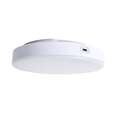Elfeland Motion Sensor Rechargeable LED Ceiling Light 10000mAh 3 Colors Temperature Adjustable Ceiling Lamp with Remote Control