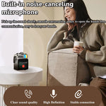 DK08 Smart Touch Screen bluetooth Speaker Mini Pocket Audio Player 40mm Driver Hands-free Call 1200mAh Battery Support TF Card Playback Portable Speakers