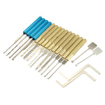 LinkMejor 18Pcs Dimple Lock Pick Tools Combination Door Openner Locksmith Tool