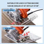 8mm Thickened Acrylic Bottom Plate with Adjustable Width Clear Visual Cutting Mini Table Saw Fit For Cutting Machine Gong Machine