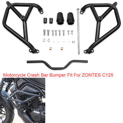 Fit For ZONTES 125C 125 C C125 C 125 Motorcycle Engine Guard Modified Crash Bar Bumper Anti-Falling Protection Accessories 125/C