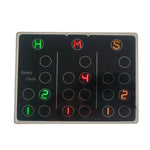 EQKIT YBN-20 Binary Clock DIY Electronic Kit USB 5V Multi-Color LEDs High Precision STEM Educational Soldering Practice Real-Time Clock Programming