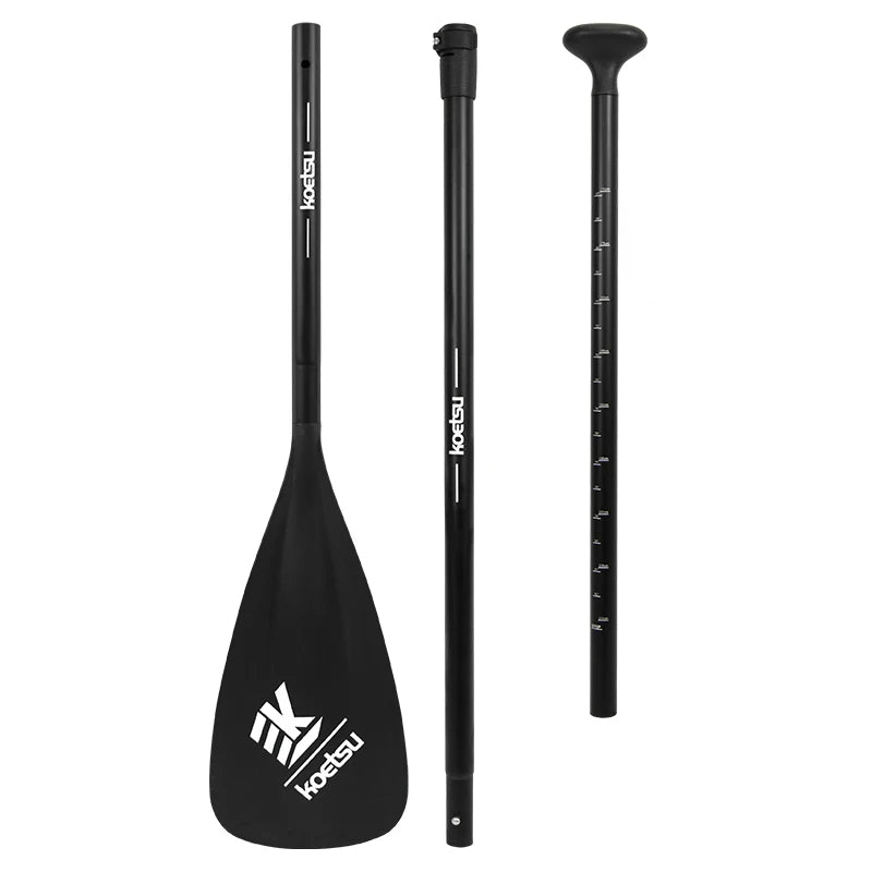 LinkMejor 3 Sections Splicing Aluminum Alloy Nylon Paddle for Stand Up Paddle Board Surfboard, 210cm/ 82.68in Adjustable Water Paddle