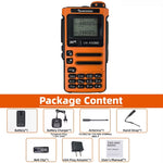 Quansheng UV-K588 Dual Band Walkie Talkie 512KB Large Memory 136-174MHz 400-470MHz VHF/UHF Ultra-Wide Frequency 10 NOAA Channels Wireless Handheld Two Way Radio for Secure Private Calls