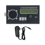 (Single microphone) 10W Portable uSDX 8 Band SDR All Mode Transceiver USB, LSB, CW, AM, FM HF SSB QRP Transceiver QCX-SSB with Battery