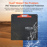 Blackview Oscal Powermax 3600 SE PM3600SE Rugged Power Station+3*PM200 Pro Solar Panel Kit 3600W 14 Versatile Outlets with 14 Outlets LiFePO4 Cells  6 * LED Light Modes for Camping House Travelling