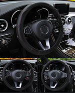 Car Steering Wheel Cover Anti Slip Universal 37-38cm Steering Decoration Accessories