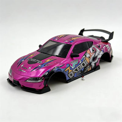 Hstar D24 1/24 Drift RC Car Parts Body Shell with LED Light On-Road Racing Vehicles Models Spare Replacement Accessories