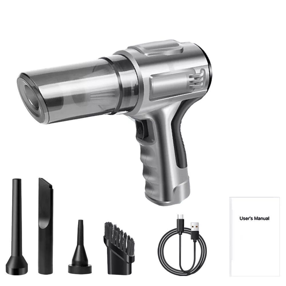 Cordless Vacuum Cleaner Brushless Motor Dual-Purpose Suction Blowing Pumping Inflation  Multi-Functional Cleaning Modes Car Home Vacuum Cleaner